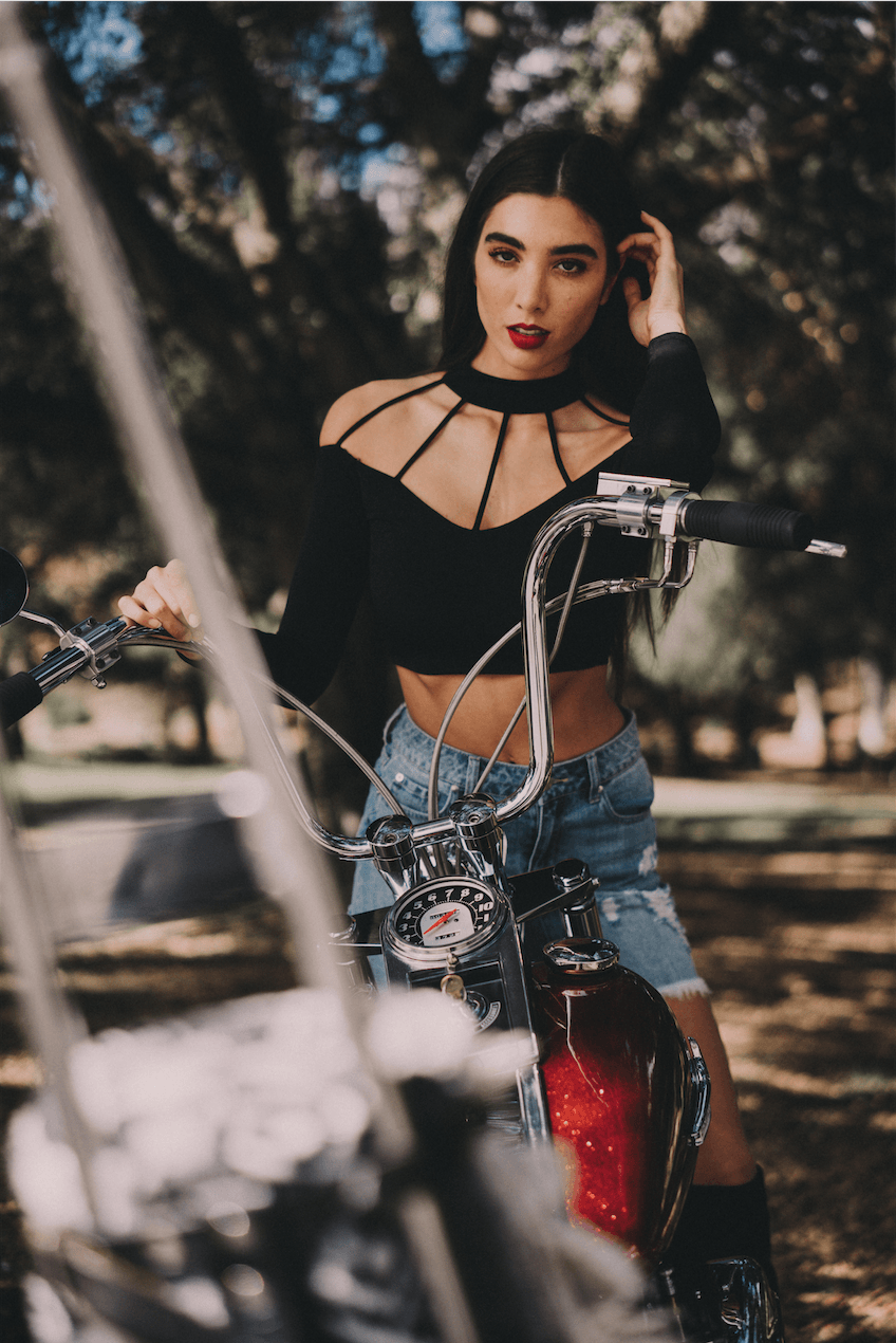 Long Sleeve Strappy Crop Top – Haute Attitude